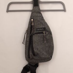 Vera Bradley Black and Gray Belt Bag